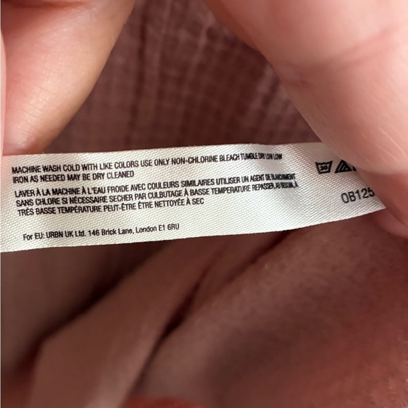 Free People Blush Oversized Cotton Romper XS - Picture 15 of 16